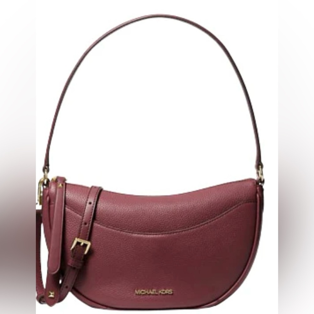 MICHAEL KORS DOVER MEDIUM CROSSBODY BAG OXBLOOD!